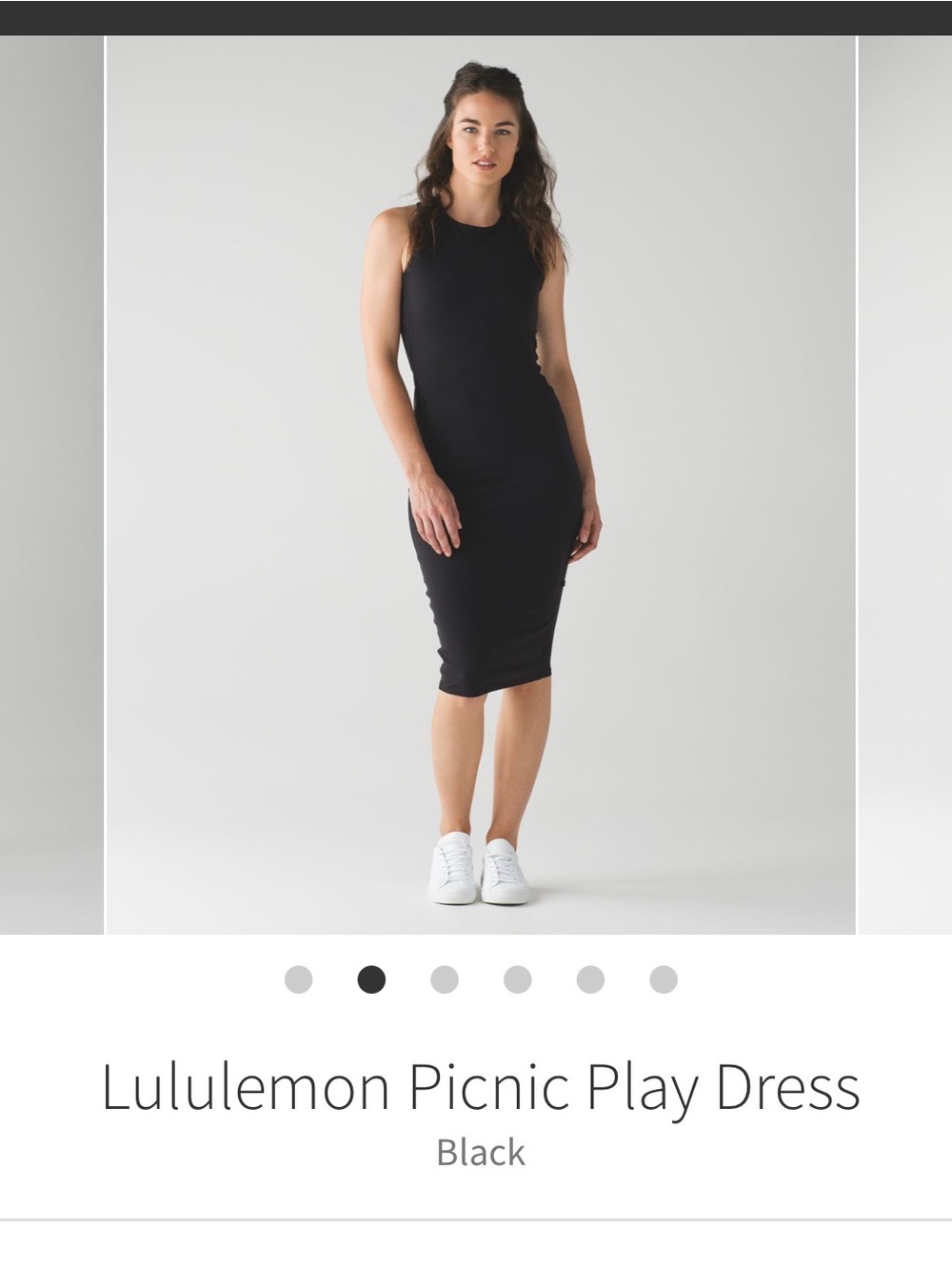 Lululemon Picnic Play Dress Black midi